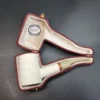 MBSD Meerschaum Deluxe, Lattice Poker, Block Meerschaum Pipe, 9mm [SOLD OUT] - Image 3