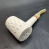 MBSD Meerschaum Deluxe, Lattice Poker, Block Meerschaum Pipe, 9mm [SOLD OUT] - Image 9