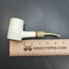 MBSD Meerschaum Deluxe, Lattice Poker, Block Meerschaum Pipe, 9mm [SOLD OUT] - Image 10