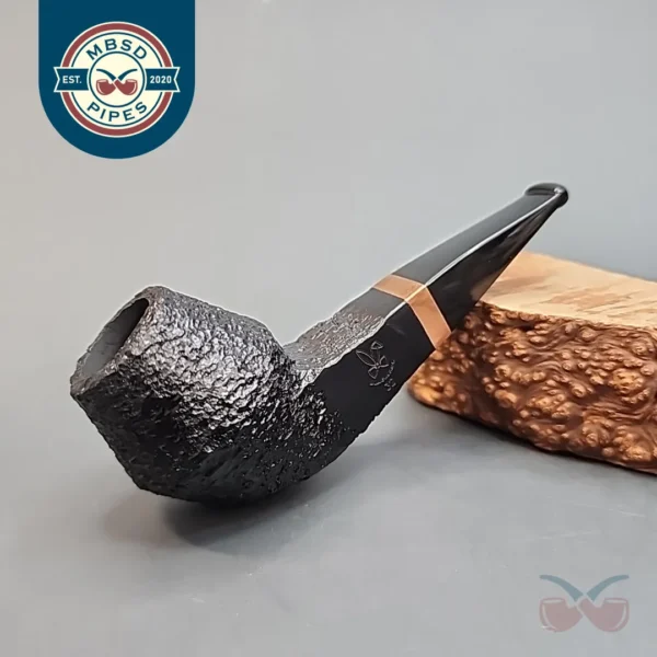 Morgan Pipes Blackjack 32, Sandblasted Black Rhodesian, Unsmoked [SOLD OUT]