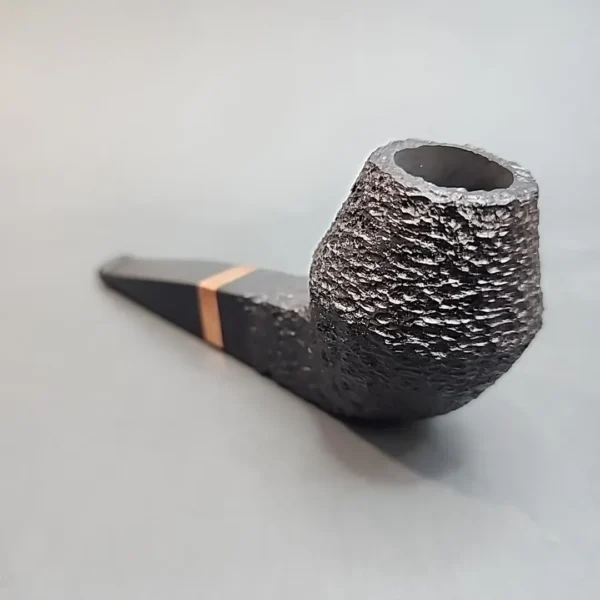 Morgan Pipes Blackjack 32, Sandblasted Black Rhodesian, Unsmoked [SOLD OUT] - Image 6