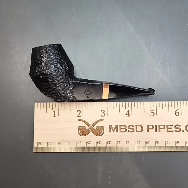 Morgan Pipes Blackjack 32, Sandblasted Black Rhodesian, Unsmoked [SOLD OUT] - Image 12