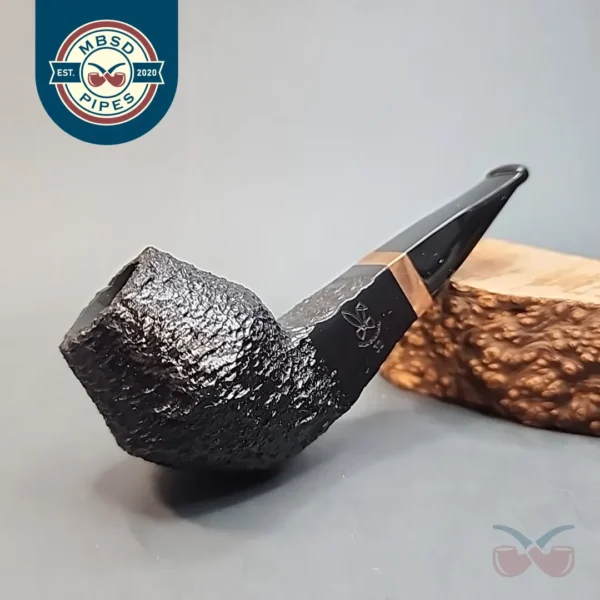 Morgan Pipes Blackjack 32, Black Sandblasted Rhodesian [SOLD OUT]