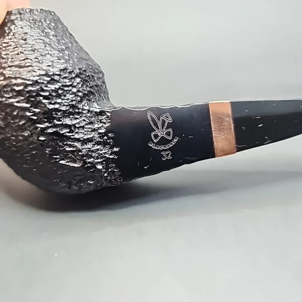 Morgan Pipes Blackjack 32, Black Sandblasted Rhodesian [SOLD OUT] - Image 3