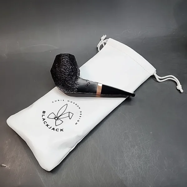 Morgan Pipes Blackjack 32, Black Sandblasted Rhodesian [SOLD OUT] - Image 12
