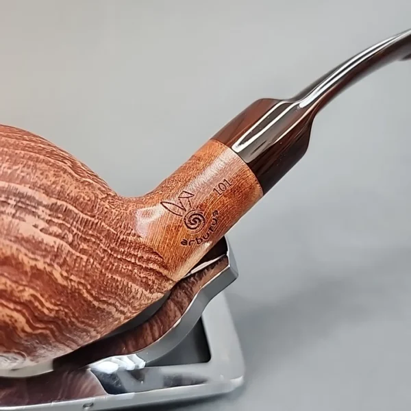 Morgan Pipes Arbutus 101, Sandblasted Apple, Unsmoked [SOLD OUT] - Image 4