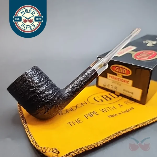 GBD Prehistoric 9435, Sandblasted Billiard, Unsmoked (Pre-1980) [SOLD OUT]