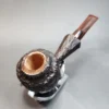 Buckeye Sandblasted Freehand Tobacco Pipe, USA [SOLD OUT] - Image 4