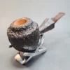 Buckeye Sandblasted Freehand Tobacco Pipe, USA [SOLD OUT] - Image 5