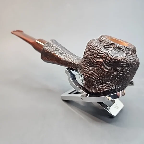 Buckeye Sandblasted Freehand Tobacco Pipe, USA [SOLD OUT] - Image 6