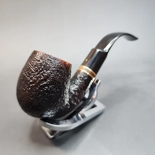 Savinelli Punto Oro Mister G 614, Sandblasted Oom Paul, Italian Estates [SOLD OUT] - Image 3