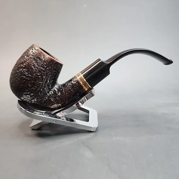 Savinelli Punto Oro Mister G 614, Sandblasted Oom Paul, Italian Estates [SOLD OUT] - Image 4