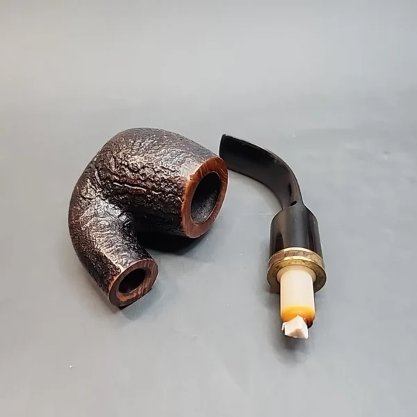Savinelli Punto Oro Mister G 614, Sandblasted Oom Paul, Italian Estates [SOLD OUT] - Image 12