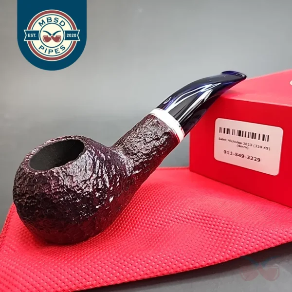 Savinelli 2023 Saint Nicholas 320 KS, Bent Author, 6mm [SOLD OUT]