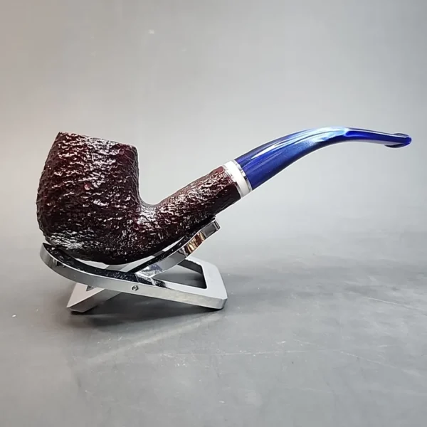 Savinelli 2023 Saint Nicholas 602, Sandblasted Bent Billiard, 6mm [SOLD OUT] - Image 3