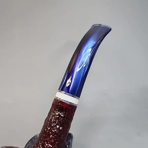Savinelli 2023 Saint Nicholas 602, Sandblasted Bent Billiard, 6mm [SOLD OUT] - Image 5
