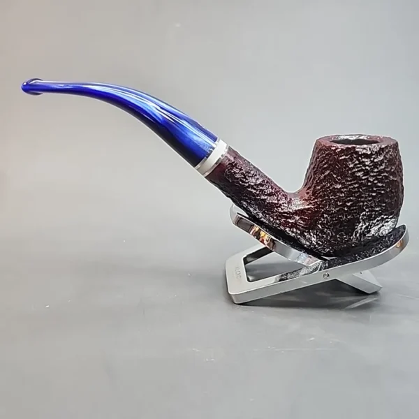 Savinelli 2023 Saint Nicholas 602, Sandblasted Bent Billiard, 6mm [SOLD OUT] - Image 8