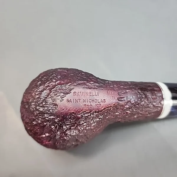 Savinelli 2023 Saint Nicholas 320 KS, Bent Author, 6mm [SOLD OUT] - Image 9