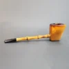 African Block Meerschaum Panel Pipe, Bamboo Shank Pipe [SOLD OUT] - Image 6