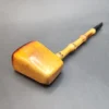 African Block Meerschaum Panel Pipe, Bamboo Shank Pipe [SOLD OUT] - Image 9
