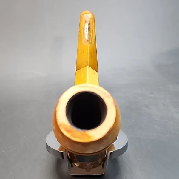 African Meerschaum Straight Bulldog Block Meerschaum Pipe [SOLD OUT] - Image 5