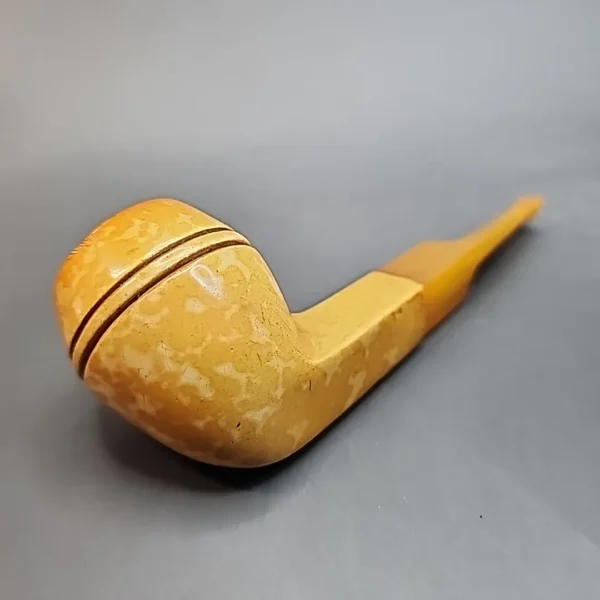 African Meerschaum Straight Bulldog Block Meerschaum Pipe [SOLD OUT] - Image 9