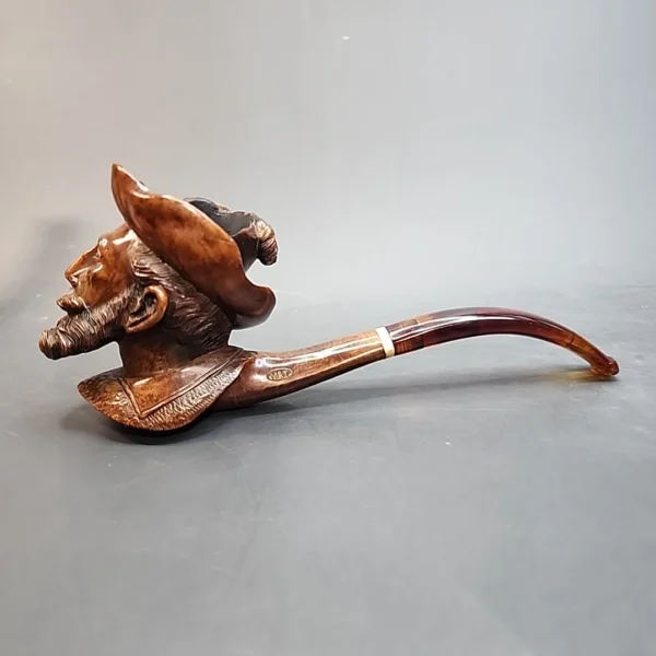 Antique M&T Carved Estate Briar Pipe, German Estates (Müllenbach & Thewald) [SOLD OUT] - Image 3