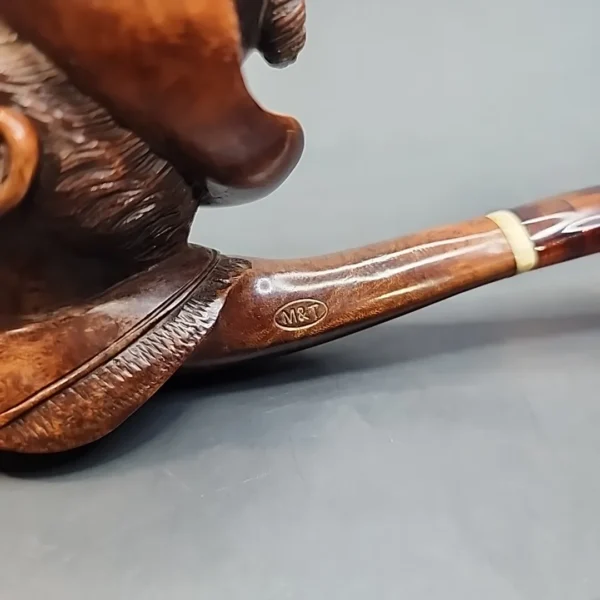 Antique M&T Carved Estate Briar Pipe, German Estates (Müllenbach & Thewald) [SOLD OUT] - Image 4