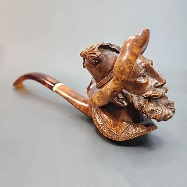 Antique M&T Carved Estate Briar Pipe, German Estates (Müllenbach & Thewald) [SOLD OUT] - Image 6