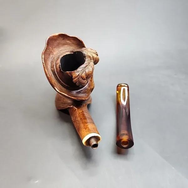 Antique M&T Carved Estate Briar Pipe, German Estates (Müllenbach & Thewald) [SOLD OUT] - Image 12