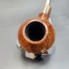 Becker & Musico M Roma, Sterling Silver Spigot Bulldog Pipe, Italian Estates [SOLD OUT] - Image 5