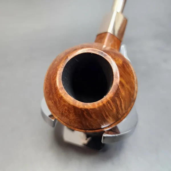 Becker & Musico M Roma, Sterling Silver Spigot Bulldog Pipe, Italian Estates [SOLD OUT] - Image 5