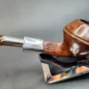 Becker & Musico M Roma, Sterling Silver Spigot Bulldog Pipe, Italian Estates [SOLD OUT] - Image 7