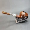 Becker & Musico M Roma, Sterling Silver Spigot Bulldog Pipe, Italian Estates [SOLD OUT] - Image 8