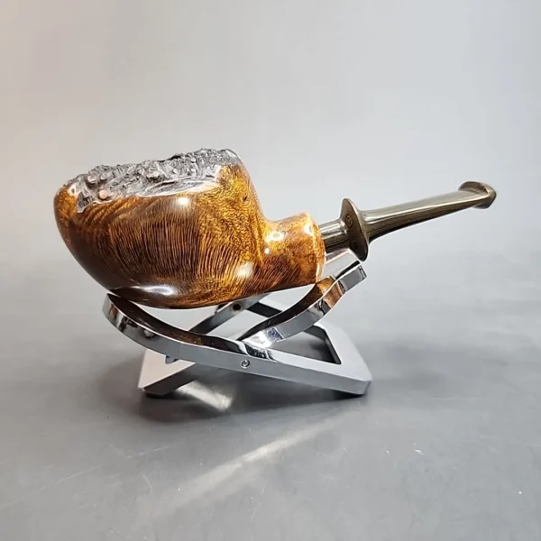 Bennie Joe Stubby Plateau Briar Pipe, Indonesia [SOLD OUT] - Image 3