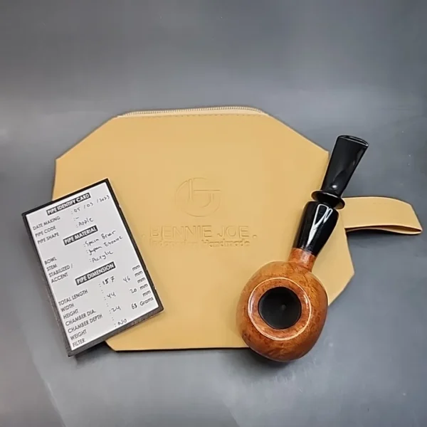 Bennie Joe Pipes Smooth Apple Briar Pipe, Indonesia [SOLD OUT] - Image 12