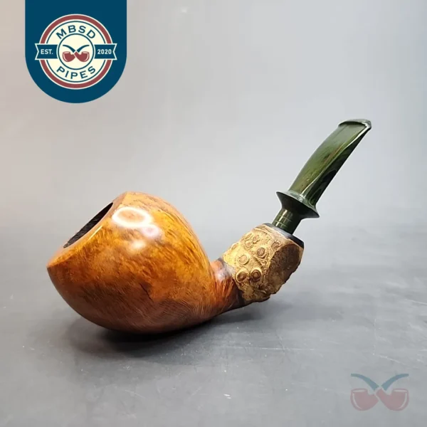 Bennie Joe Tulip Bamboo Shank Briar Pipe, Indonesia [SOLD OUT]