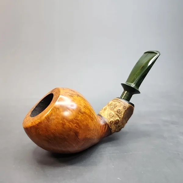 Bennie Joe Tulip Bamboo Shank Briar Pipe, Indonesia [SOLD OUT] - Image 3