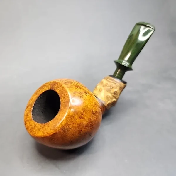Bennie Joe Tulip Bamboo Shank Briar Pipe, Indonesia [SOLD OUT] - Image 4