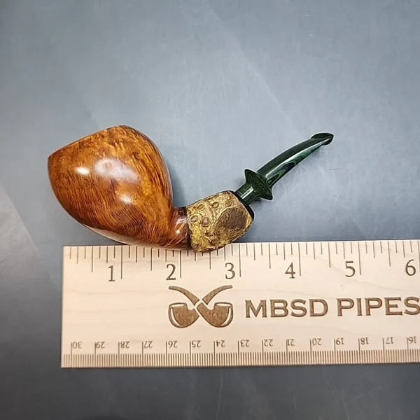 Bennie Joe Tulip Bamboo Shank Briar Pipe, Indonesia [SOLD OUT] - Image 11