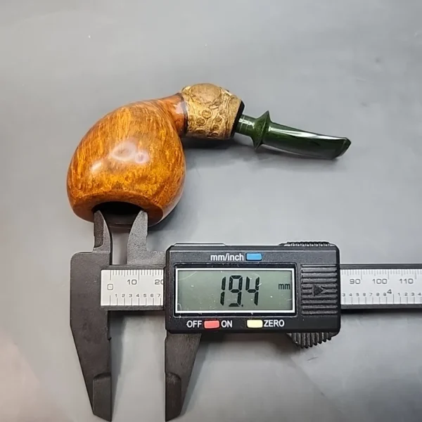 Bennie Joe Tulip Bamboo Shank Briar Pipe, Indonesia [SOLD OUT] - Image 12