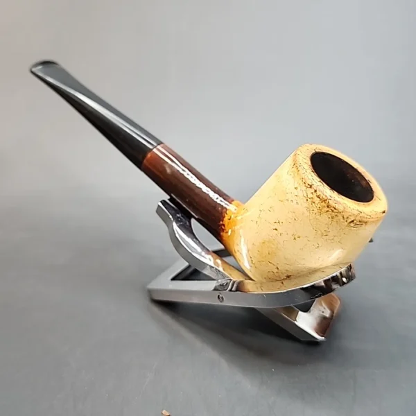 Beautifully Colored Straight Billiard Block Meerschaum Pipe [SOLD OUT] - Image 7