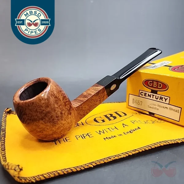 GBD Century 9487 Apple Square Shank Saddle Briar Pipe (Pre-1981) [SOLD OUT]