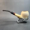Large Bent Apple Block Meerschaum Pipe, 9mm [SOLD OUT] - Image 10