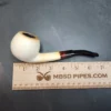 Large Bent Apple Block Meerschaum Pipe, 9mm [SOLD OUT] - Image 12