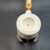 Lattice Scoop Block Meerschaum with Bamboo Shank Pipe, New [SOLD OUT] - Image 5