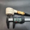 Lattice Scoop Block Meerschaum with Bamboo Shank Pipe, New [SOLD OUT] - Image 9