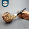Manx Laxey Rusticated Pot Estate Block Meerschaum Pipe [SOLD OUT]