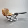 Manx Laxey Rusticated Pot Estate Block Meerschaum Pipe [SOLD OUT] - Image 3