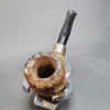 Manx Laxey Rusticated Pot Estate Block Meerschaum Pipe [SOLD OUT] - Image 5